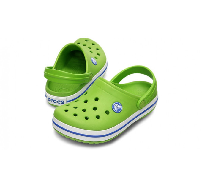 Дитячі Crocs Crocband Kids Lime/Blue (36U) – стильний вибір для активних дітей