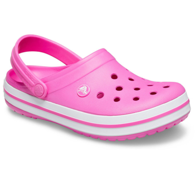 Crocs Crocband Electric Pink / White (6QR) – комфорт і стиль у яскравому кольорі