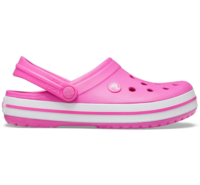 Crocs Crocband Electric Pink / White (6QR) – комфорт і стиль у яскравому кольорі