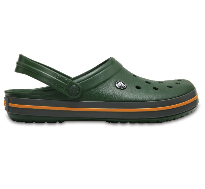 Crocs Crocband Forest Green / Slate Grey (35O) – комфорт і стиль у природних відтінках