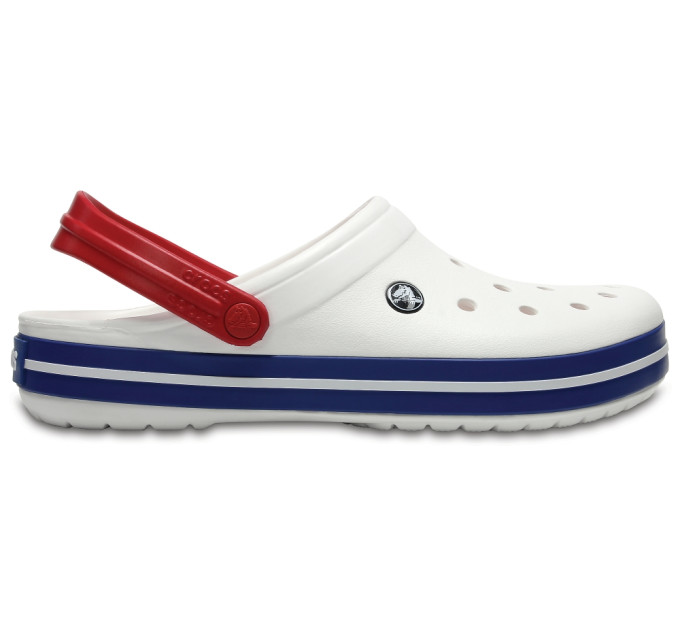 Crocs Crocband White/Blue Jean (11I) – комфорт і стиль у кожному кроці