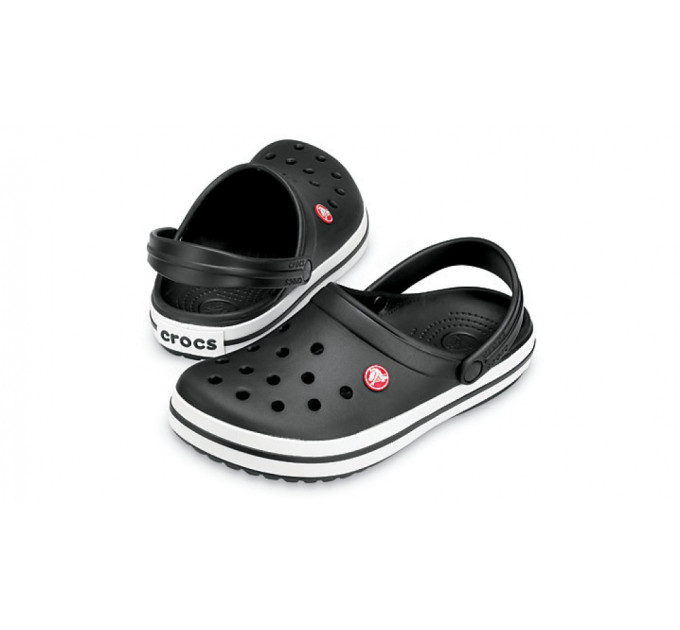 Crocs Crocband Black/White (001) – зручність і стиль на кожен день