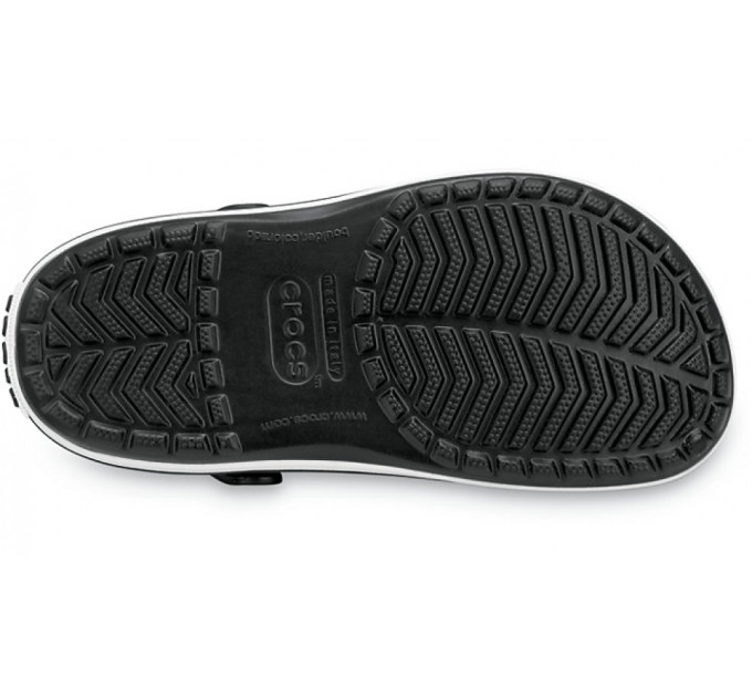 Crocs Crocband Black/White (001) – зручність і стиль на кожен день