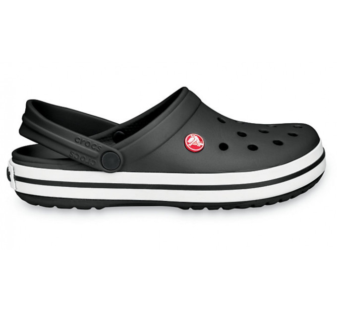Crocs Crocband Black/White (001) – зручність і стиль на кожен день