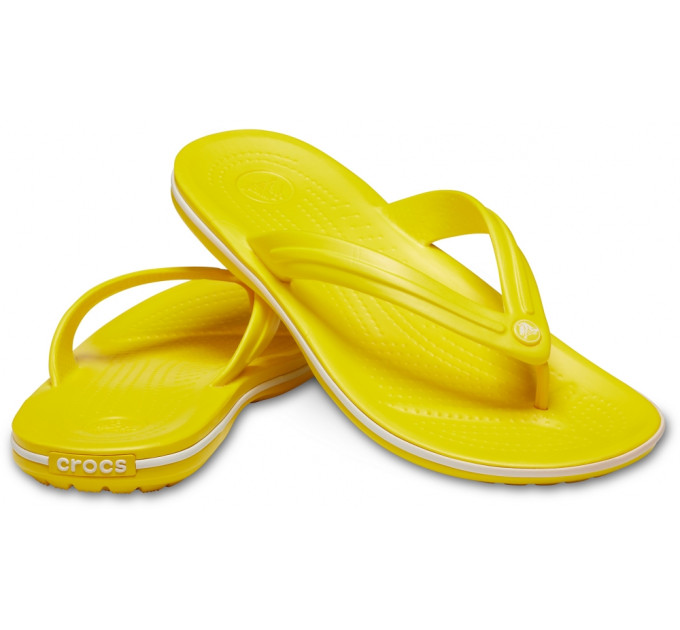 Crocs Crocband Flip Lemon / White (7B0)