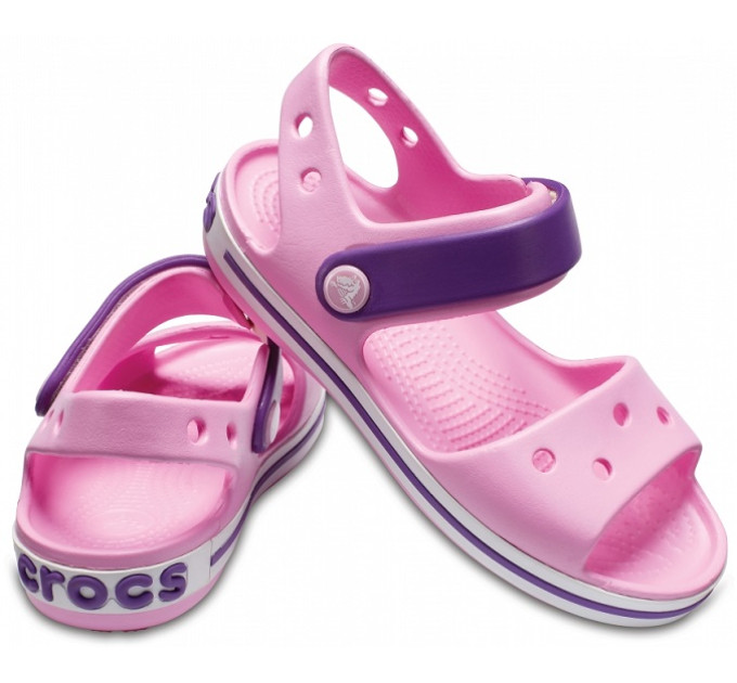 Дитячі сандалі Crocs Crocband Sandal Kids Carnation / Amethyst (6AI)
