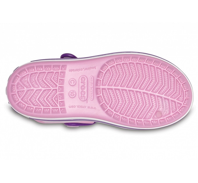 Дитячі сандалі Crocs Crocband Sandal Kids Carnation / Amethyst (6AI)