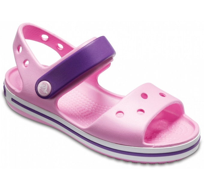 Дитячі сандалі Crocs Crocband Sandal Kids Carnation / Amethyst (6AI)