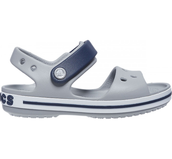 Дитячі сандалі Crocs Crocband Sandal Kids Light Grey / Navy (01U)