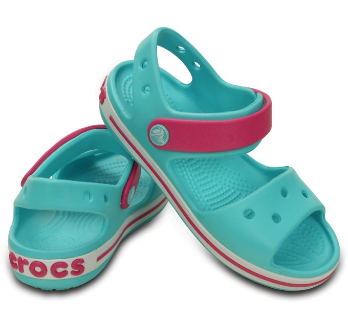 Дитячі сандалі Crocs Crocband Sandal Kids Pool/Candy Pink (4FV)