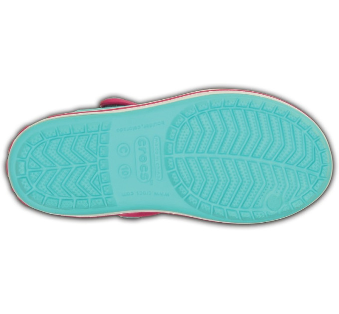 Дитячі сандалі Crocs Crocband Sandal Kids Pool/Candy Pink (4FV)