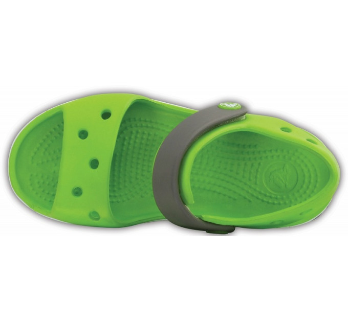 Дитячі сандалі Crocs Crocband Sandal Kids Volt Green/Smoke (3K9)