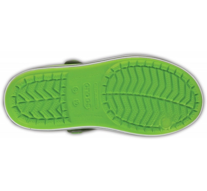 Дитячі сандалі Crocs Crocband Sandal Kids Volt Green/Smoke (3K9)