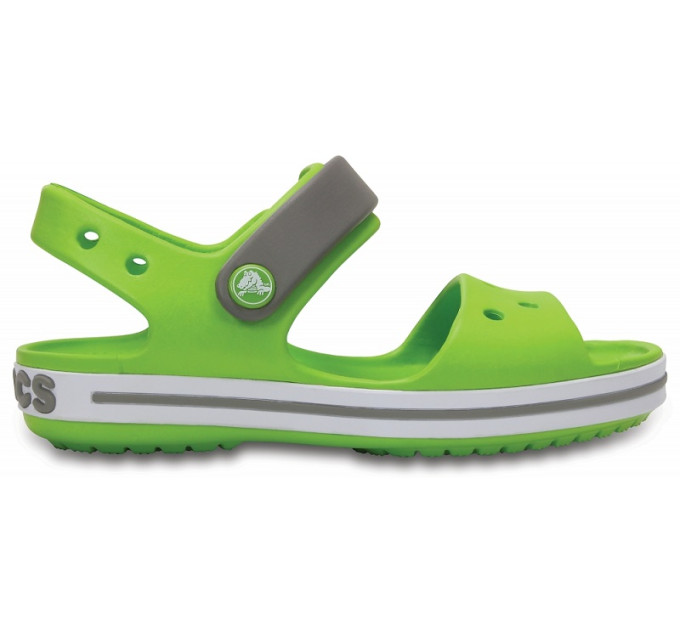 Дитячі сандалі Crocs Crocband Sandal Kids Volt Green/Smoke (3K9)