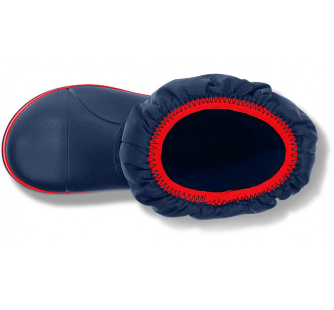 Дитячі зимові чоботи Crocs Kids' Winter Puff Boot Navy/Red (485)