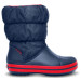 Дитячі зимові чоботи Crocs Kids' Winter Puff Boot Navy/Red (485)