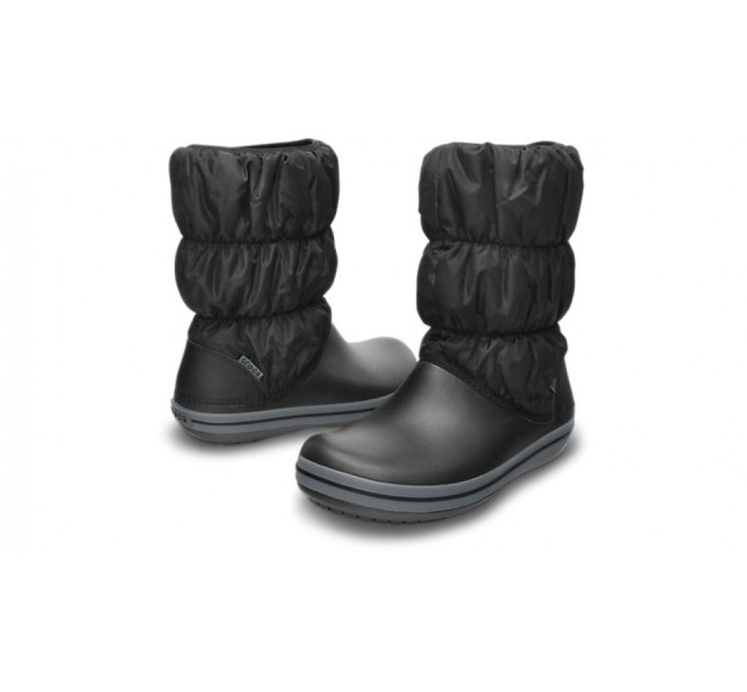 Жіночі чоботи Crocs Winter Puff Boot  Black (070) – комфорт і стиль для холодної погоди
