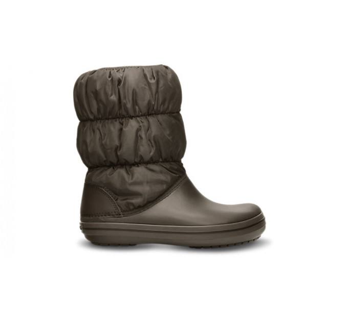 Жіночі чоботи Crocs Women's Winter Puff Boot  Espresso  (22Z) – комфорт і стиль для холодної погоди