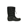 Жіночі чоботи Crocs Crocband II.5 Cinch Boot Black/Charcoal (070) – тепло та стиль для осені та зими