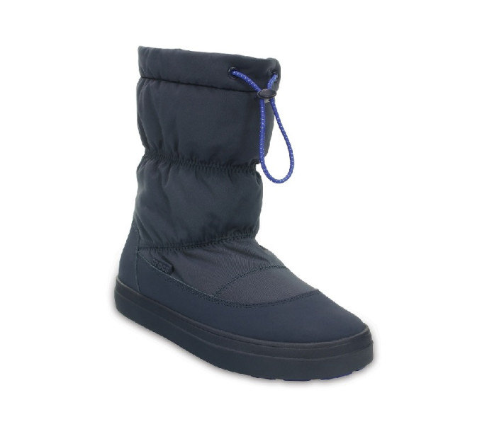 Жіночі чоботи Crocs LodgePoint Pull-on Boot Navy (410) – комфорт і стиль для холодної погоди