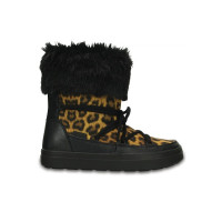Crocs Womens LodgePoint Lace Boot Leopard/Black (95K)