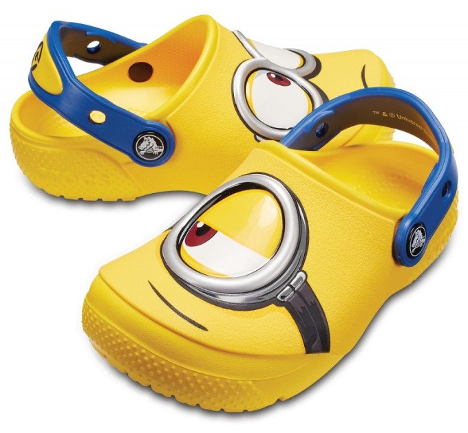 Дитячі Crocs Fun Lab Minions Yellow (730) – комфорт і радість для ваших дітей