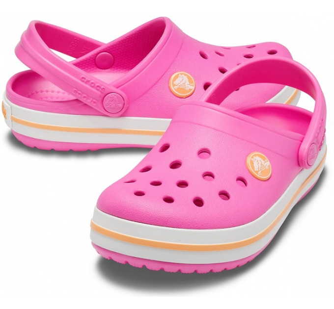 Дитячі Crocs Crocband Kids Electric Pink / Cantaloupe (6QZ)
