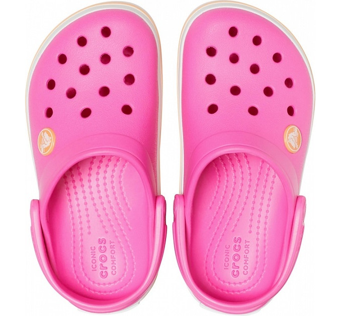Дитячі Crocs Crocband Kids Electric Pink / Cantaloupe (6QZ)