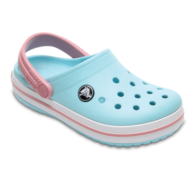 Дитячі Crocs Crocband Kids Ice Blue / White (4S3) – комфорт і стиль для малюків