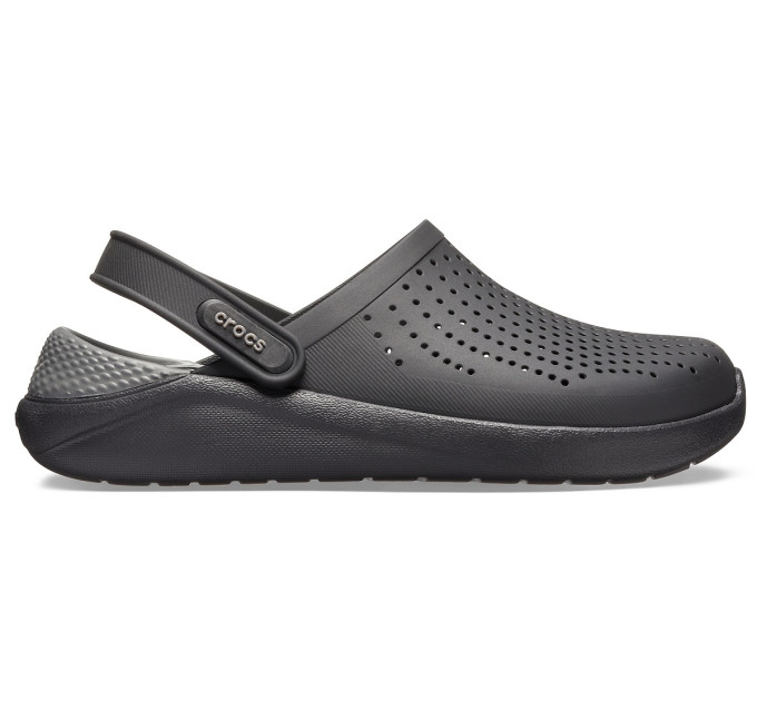 Crocs LiteRide Clog Black / Slate Grey (0DD) – комфорт і стиль у класичному дизайні