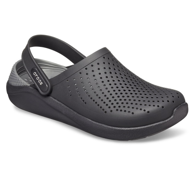 Crocs LiteRide Clog Black / Slate Grey (0DD) – комфорт і стиль у класичному дизайні