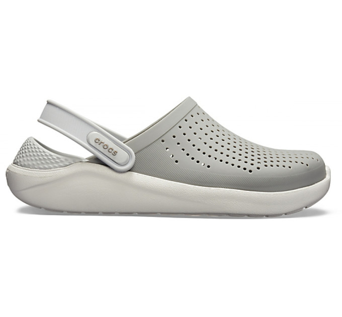 Crocs LiteRide Clog Smoke / Pearl White (06J) – комфорт і витонченість для щоденного носіння