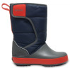 Дитячі Crocs Kids' LodgePoint Snow Boot Navy/Slate Grey (4HE) – комфорт і тепло для зими