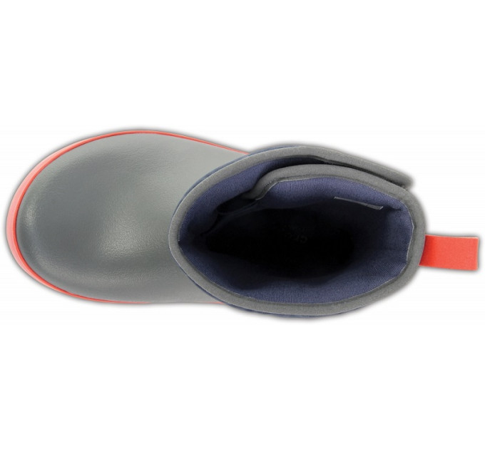 Дитячі Crocs Kids' LodgePoint Snow Boot Navy/Slate Grey (4HE) – комфорт і тепло для зими