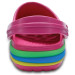Дитячі Crocs Kids Crocband Rainbow Band Paradise Pink (6NP) – яскравий комфорт для малюків