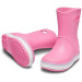 Дитячі гумові чоботи Crocs Kids’ Crocband Rain Boot Pink Lemonade / Lavender (6QM)