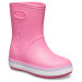 Дитячі гумові чоботи Crocs Kids’ Crocband Rain Boot Pink Lemonade / Lavender (6QM)