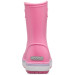 Дитячі гумові чоботи Crocs Kids’ Crocband Rain Boot Pink Lemonade / Lavender (6QM)