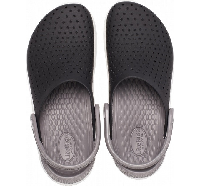 Crocs LiteRide Clog Black / White (066) – стиль і комфорт для кожного дня