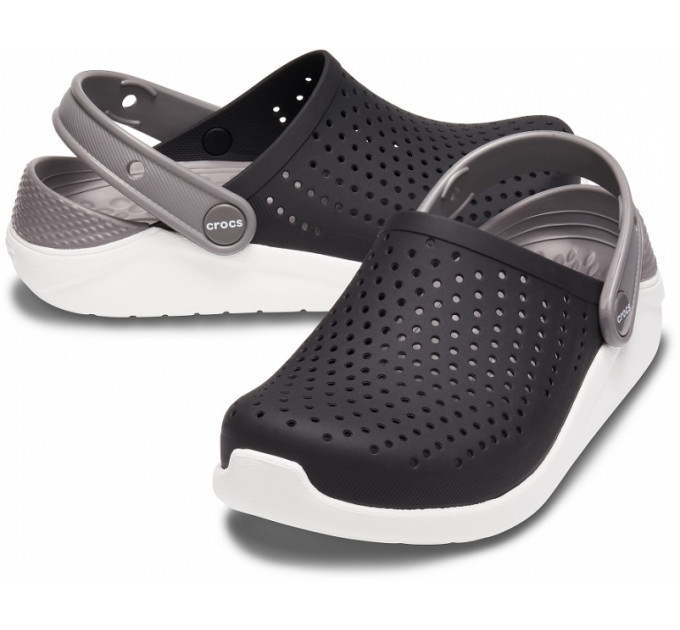 Crocs LiteRide Clog Black / White (066) – стиль і комфорт для кожного дня