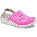 Crocs LiteRide Clog Electric Pink/White (6QR) – яскравий стиль і комфорт для кожного дня