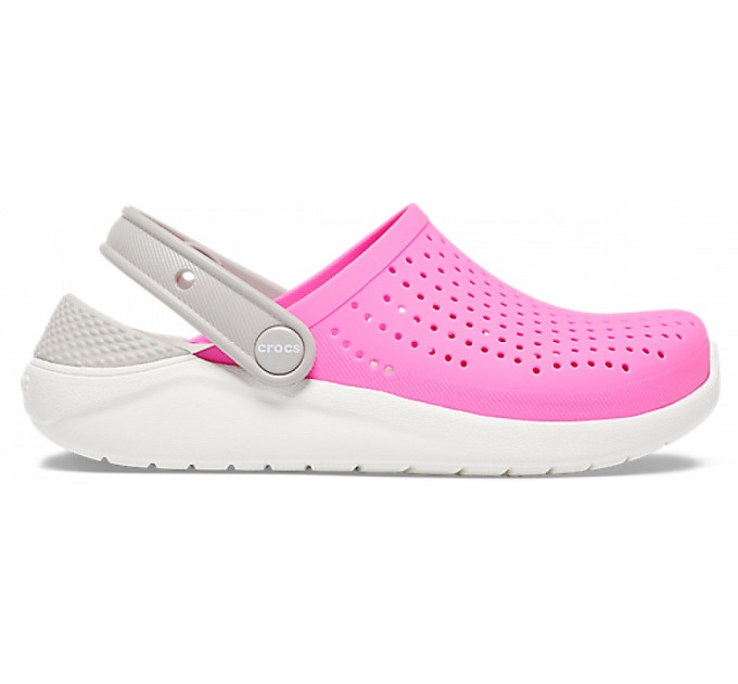 Crocs LiteRide Clog Electric Pink/White (6QR) – яскравий стиль і комфорт для кожного дня