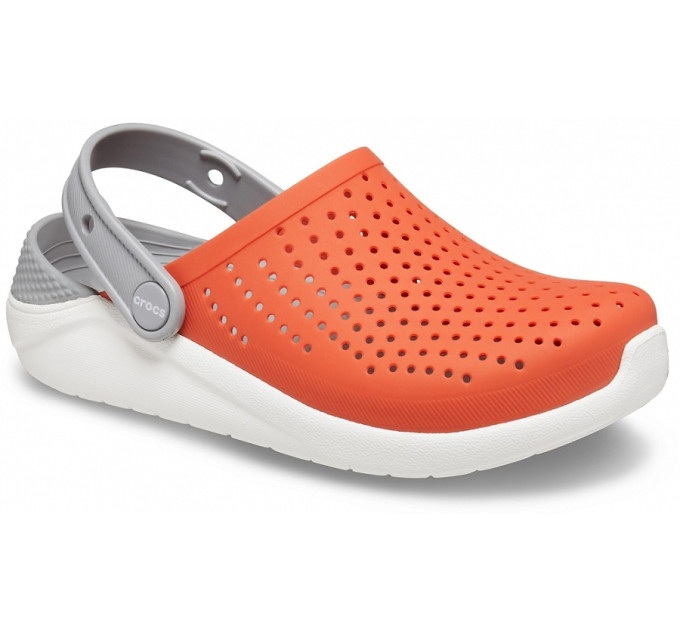 Crocs LiteRide Clog Tangerine / White (895) – комфорт і яскравість для кожного дня