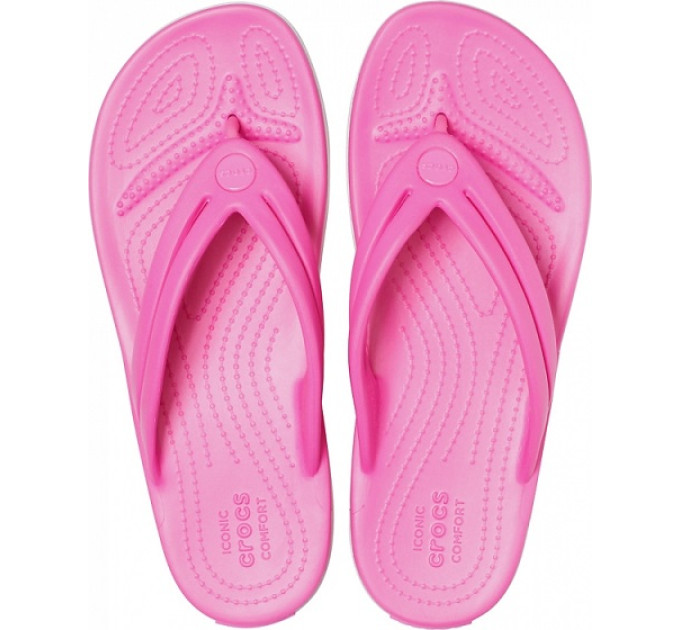 Жіночі шльопанці Crocs Crocband Flip Electric Pink (6QQ) – стиль і комфорт для яскравого літа