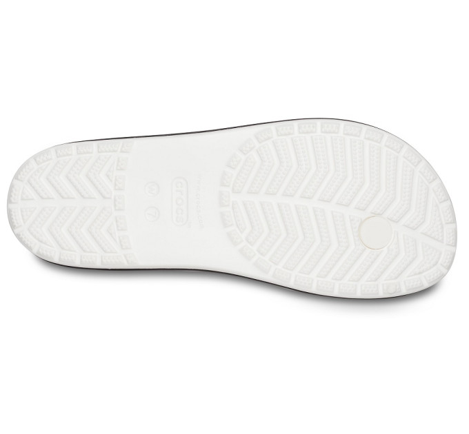 Жіночі шльопанці Crocs Crocband Flip White (100) – комфорт і стиль для літа