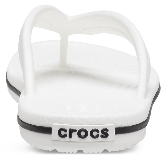 Жіночі шльопанці Crocs Crocband Flip White (100) – комфорт і стиль для літа