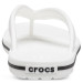 Жіночі шльопанці Crocs Crocband Flip White (100) – комфорт і стиль для літа