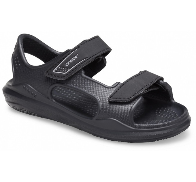 Дитячі Crocs Kids' Swiftwater Expedition Sandal Black / Slate Grey (0DD)