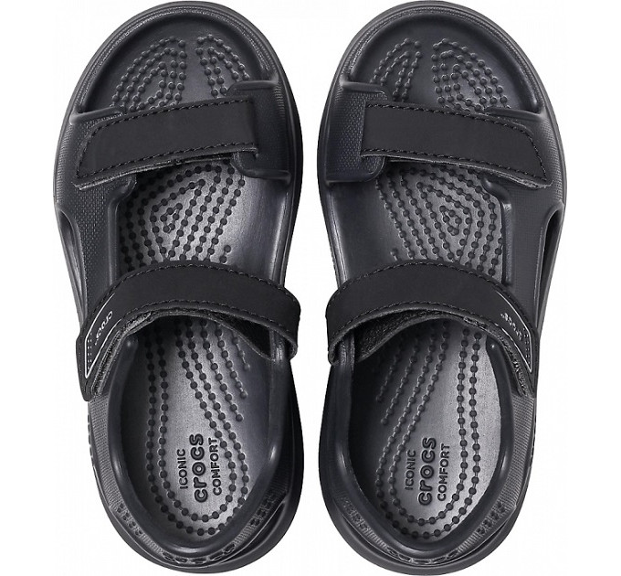 Дитячі Crocs Kids' Swiftwater Expedition Sandal Black / Slate Grey (0DD)