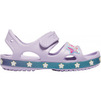 Crocs Girls' Crocs Fun Lab Unicorn Charm Sanda